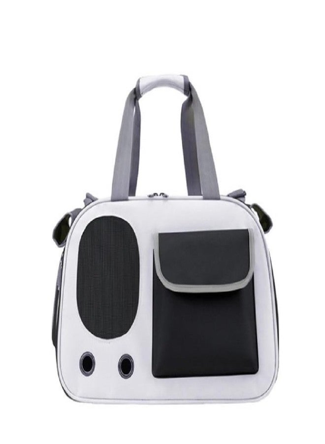 Mokshith Cat Carrier Airline Approved, Soft Sided Dog Carrier, Collapsible Cat Travel Bag, Foldable Large Pet Carrier, Rollable Cover for Nervous Cats - Image 1
